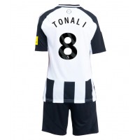 Echipament fotbal Newcastle United Sandro Tonali #8 Tricou Acasa 2024-25 pentru copii maneca scurta (+ Pantaloni scurti)